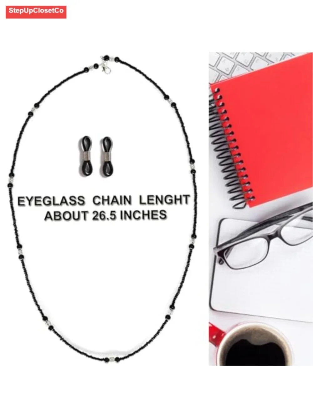 Beaded Glasses Chain for Women Sunglasses Strap Eyeglass Holder Lanyard